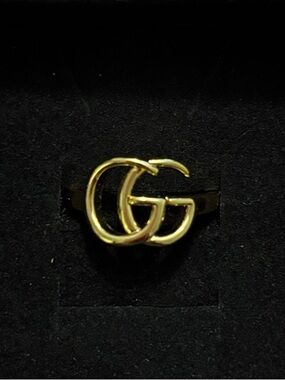GG Gold Statement Ring